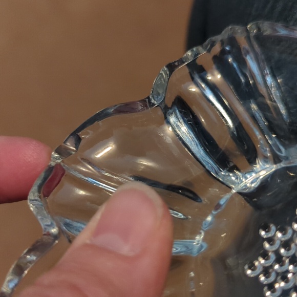 VTG Hazel Atlas Capri Double Daisy Glass Snack Plates - Set of 2 - Picture 6 of 7